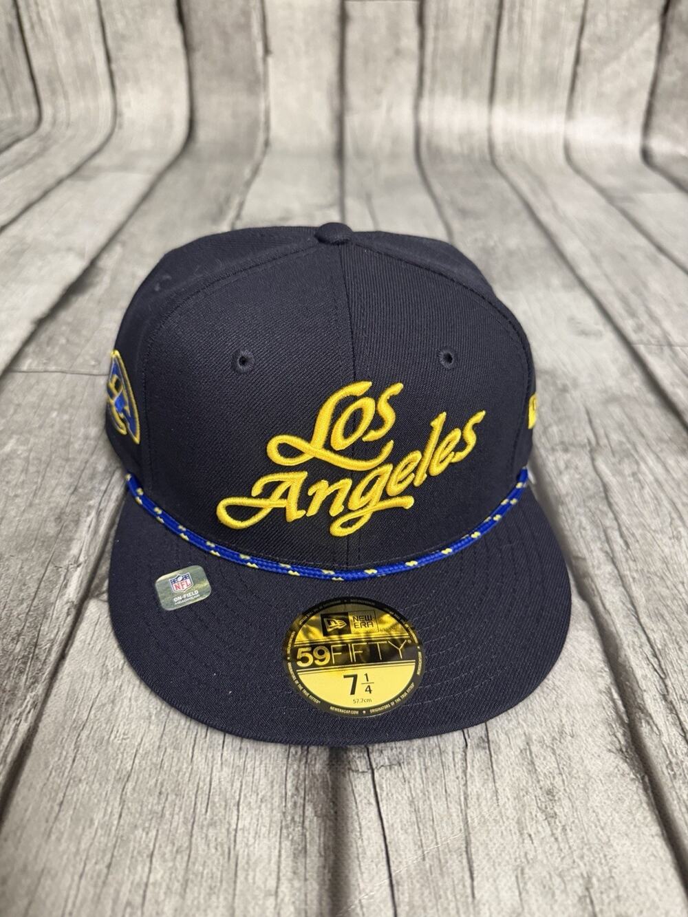 New Era Los Angeles Rams 2025 Rivalries Collection Rope 59FIFTY Fitted Hat 7 1/4